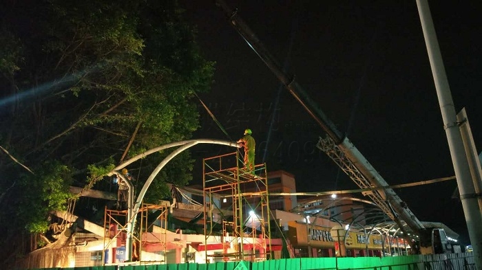 廣州天河客運站膜結(jié)構(gòu)走道時間縫隙中的生活