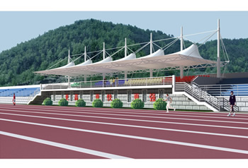 校園膜結(jié)構(gòu)體育看臺(tái)，耐用是王道，實(shí)惠是關(guān)鍵