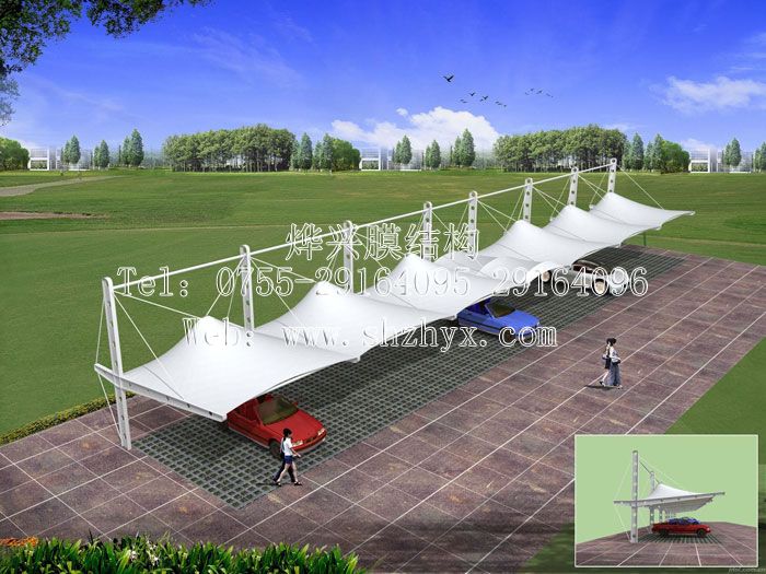 拋棄生活雜蕪，膜結(jié)構(gòu)車棚要美觀更要實(shí)用！